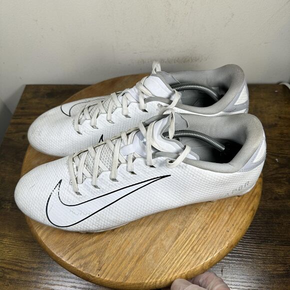 Nike Vapor 14 Elite FG Soccer Shoes Mens Size 14 White Black Cleats CZ2606-100 main image 9